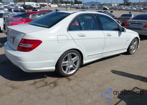2012 Mercedes-Benz C 250 Luxury/Sport from USA, damaged, VIN WDDGF4HB1CA725623